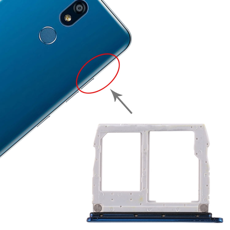 SIM Card Tray + Micro SD Card Tray for LG K40 / K12 Plus / X4 (2019) / X420EM / X420BMW / X420HM / X420 / X420N, For LG K40 / K12 Plus SIM Card Tray + Micro SD Card Tray for LG K40 / K12 Plus / X4 (2019) / X420EM / X420BMW / X420HM / X420 / X420N, For LG K40 / K12 Plus